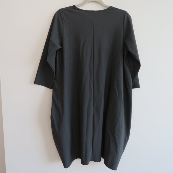 JASON Portofino Pocket Tunic Top in Dark Gray Lagenlook Minimalist - Size S - Picture 11 of 15